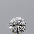 0.23 carat Round diamond D VVS2 Excellent