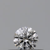 0.19 carat Round diamond F  IF Excellent