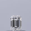 0.21 carat Emerald diamond F VVS1 