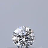 0.18 carat Round diamond E VVS1 Excellent