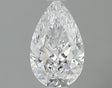 0.61 carat Pear diamond D VS2 