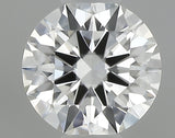 0.33 carat Round diamond F  IF Excellent