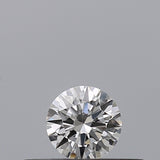 0.18 carat Round diamond D VVS1 Excellent