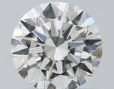 0.53 carat Round diamond H  VVS2 Excellent