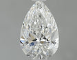0.53 carat Pear diamond F IF 