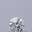 0.18 carat Round diamond E VS1 Excellent
