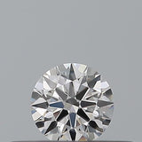 0.18 carat Round diamond D VVS1 Excellent