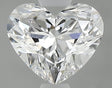 0.87 carat Heart diamond E VVS1 