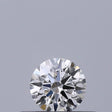0.21 carat Round diamond E VVS2 Excellent