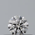 0.18 carat Round diamond E VVS2 Excellent