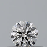 0.18 carat Round diamond E VVS2 Excellent