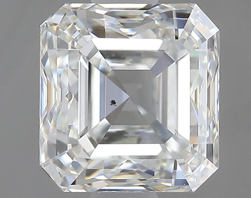 0.91 carat Asscher diamond H  VS2 Fair