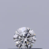 0.19 carat Round diamond E VVS2 Excellent