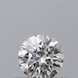 0.21 carat Round diamond D VVS2 Excellent