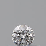 0.19 carat Round diamond E  VVS2 Excellent