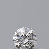 0.19 carat Round diamond F  IF Excellent