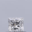 0.32 carat Princess diamond D VVS1 