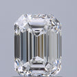 1.02 carat Emerald diamond E VVS2 