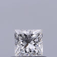 0.37 carat Princess diamond D VVS2 