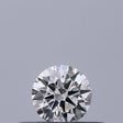 0.19 carat Round diamond E VVS1 Excellent
