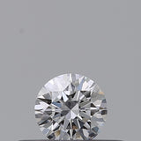 0.19 carat Round diamond D  VVS2 Excellent
