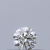0.20 carat Round diamond F VVS1 Excellent