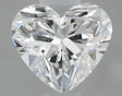 0.54 carat Heart diamond D VS1 