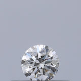 0.19 carat Round diamond E VVS1 Excellent