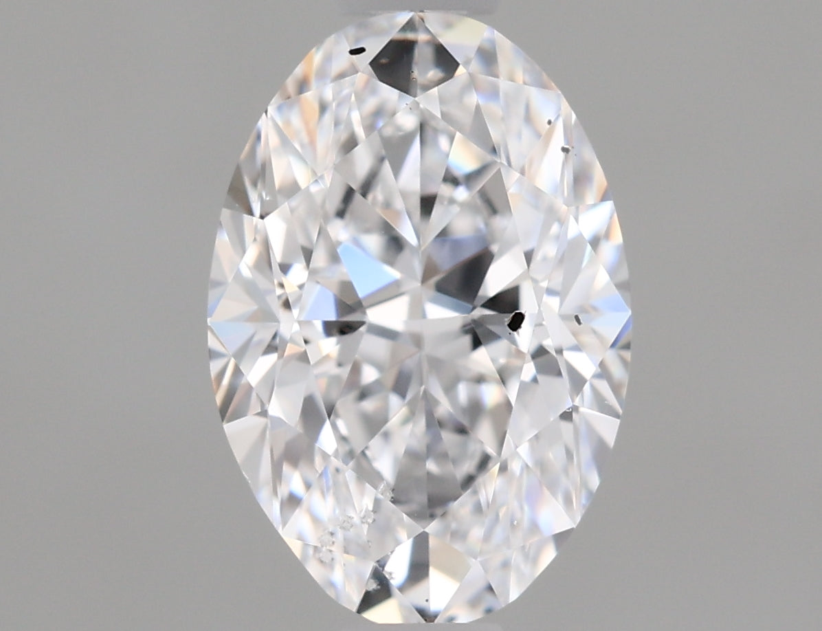 0.90 carat Oval diamond D SI2 