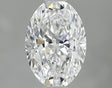 0.60 carat Oval diamond D VVS2 