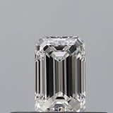 0.25 carat Emerald diamond E VVS2 