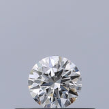 0.21 carat Round diamond E VVS1 Excellent