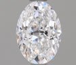 1.00 carat Oval diamond D SI1 