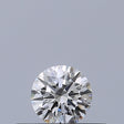 0.21 carat Round diamond F VVS1 Excellent