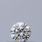 0.21 carat Round diamond F VVS1 Excellent