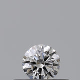 0.18 carat Round diamond F  IF Excellent