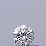 0.19 carat Round diamond E VVS1 Excellent