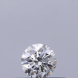 0.19 carat Round diamond E VVS1 Excellent