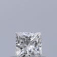 0.32 carat Princess diamond D IF 