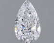 0.50 carat Pear diamond D SI2 
