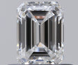 0.50 carat Emerald diamond E VVS1 
