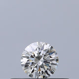 0.19 carat Round diamond F IF Excellent