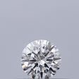 0.23 carat Round diamond D VVS2 Excellent