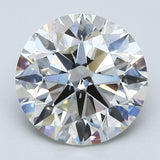 2.5 carat Round diamond J  SI1 Excellent