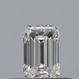 0.23 carat Emerald diamond D  VVS1