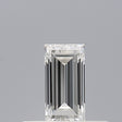 0.24 carat Baguette diamond F IF 