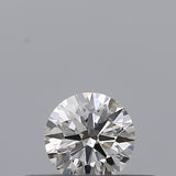 0.19 carat Round diamond E  VVS1 Excellent