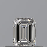0.30 carat Emerald diamond E VVS2 
