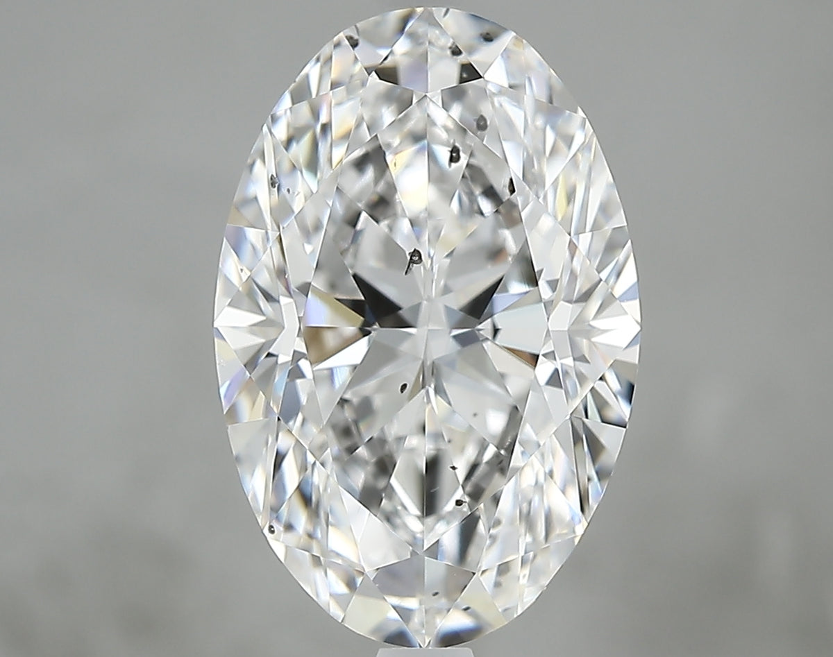 4.01 carat Oval diamond D SI2 