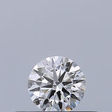 0.24 carat Round diamond D VVS2 Excellent